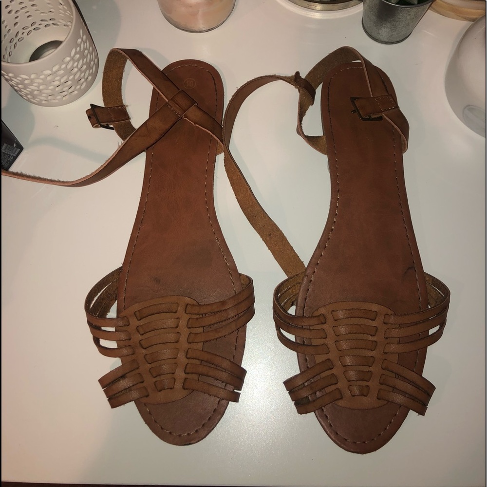Darling leather flats